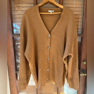 Amuse Society Ribbed Cardigan